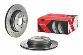 brembo xtra - Stabdžių diskas Xtra (1 vnt.) Galas Dešinė/Kairė Tinka BMW 5 (E60), 5 (E61), 6 (E63), 6 (E64) - 2 nuotrauka