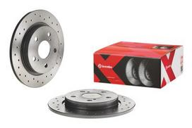 brembo xtra - Stabdžių diskas Xtra (1 vnt.) Galas Dešinė/Kairė Tinka TOYOTA AURIS, COROLLA - 2 nuotrauka
