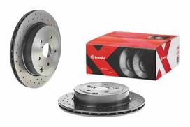 brembo xtra - Stabdžių diskas Xtra Galas Dešinė/Kairė Tinka SUBARU IMPREZA, WRX - 2 nuotrauka