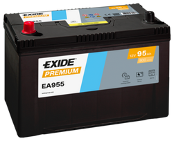 akumuliatorius 12v 12 ah - EXIDE EB950 95Ah 800A (EN) 12V akumuliatorius - 2 nuotrauka