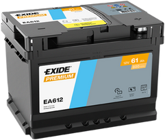 akumuliatorius 12v 12 ah - Exide Akumuliatorius 61 Ah 600 A EN 12V - 2 nuotrauka