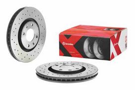 brembo xtra - Stabdžių diskas Xtra (1 vnt.) Priekis Dešinė/Kairė Tinka DS DS 3, DS 3 / DS 3, DS 4; CITROEN BERLINGO, BERLINGO MULTISPACE, BERLINGO/MINIVAN, C3 / C3 ORIGIN III, C3 AIRCROSS II, C3 I, C3 II, C3 III - 2 nuotrauka