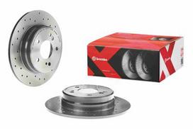 brembo xtra - Stabdžių diskas Xtra (1 vnt.) Galas Dešinė/Kairė Tinka MERCEDES 124 T-MODEL (S124), C (CL203), C T-MODEL (S202), C (W202), C (W203), CLC (CL203), CLK (A208), CLK (A209), CLK (C208), CLK (C209) - 2 nuotrauka