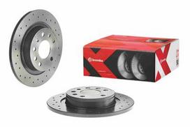 brembo xtra - Stabdžių diskas Xtra (1 vnt.) Galas Dešinė/Kairė Tinka CADILLAC BLS; OPEL SIGNUM, VECTRA C, VECTRA C GTS; SAAB 9-3, 9-3X - 2 nuotrauka