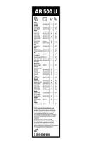 bosch aerotwin - Bosch Aerotwin AR500U valytuvas, 500 mm - 3 nuotrauka