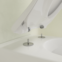 villeroy boch klozetas - Villeroy & Boch Subway 2 Direct Flush, su slim Soft Close dangčiu, balta (White) - 6 nuotrauka