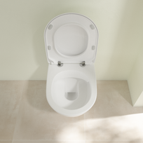 villeroy boch klozetas - Villeroy & Boch Subway 2 Direct Flush, su slim Soft Close dangčiu, balta (White) - 7 nuotrauka