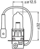 halogeniniai prozektoriai - Osram H3 55W 12V - 2 nuotrauka