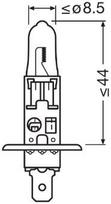 halogeniniai prozektoriai - Osram H1 64150ULT 55W 12V P14,5S UNV2BOX ULTRA LIFE - 2 nuotrauka