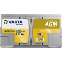 12v akumuliatorius - Varta Professional AGM 12V 80Ah 800A - 2 nuotrauka
