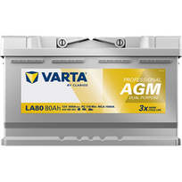 12v akumuliatorius - Varta Professional AGM 12V 80Ah 800A - 3 nuotrauka