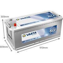 akumuliatorius varta 80ah - Varta SLI680033110 180Ah 1100A 12V - 3 nuotrauka