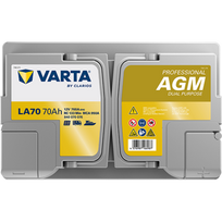 akumuliatorius 70ah - Varta AGM 70Ah 760A 12V - 2 nuotrauka