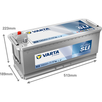 akumuliatoriai 140ah - Varta ProMotive Blue K8 - 3 nuotrauka