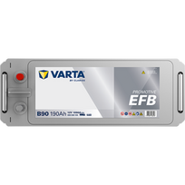 akumuliatorius 12v 90ah - Varta B90 / 12V / 190Ah / 1050A / L  - 2 nuotrauka