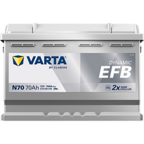 12v akumuliatorius - Varta EFB570500076 12V 70Ah 760A Start-Stop - 3 nuotrauka