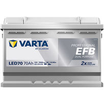 12v akumuliatorius - Varta Professional EFB 932070076 12V 70Ah 760A - 3 nuotrauka