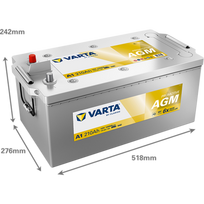 automobilio varta akumuliatoriai - Varta ProMotive AGM Silver A1 - 3 nuotrauka