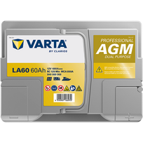 akumuliatorius 60ah - Varta Professional AGM 840060068K312 60Ah 680A 12V - 2 nuotrauka