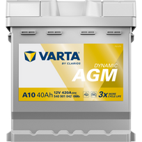12v akumuliatorius - Varta AGM A10 40Ah 420A 12V - 3 nuotrauka