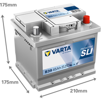 automobilio varta akumuliatoriai - Varta SLI545200030 12V 45Ah 300A - 4 nuotrauka