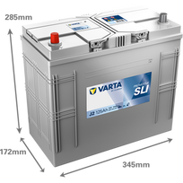 akumuliatorius 12v 12 ah - Varta ProMotive Black J2, 12 V, 125 Ah, 720 A - 4 nuotrauka
