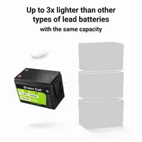lifepo4 - Green Cell CUBE LFPGC12V200AH LiFePO4 200Ah 12.8V 2560Wh - 2 nuotrauka