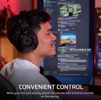 gaming ausines - Corsair HS35 v3 Headset White (Baltas) - 2 nuotrauka