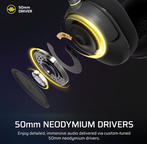 gaming ausines - Corsair HS35 v3 Headset White (Baltas) - 4 nuotrauka