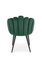 kede fotelis - Fotelis Halmar K410 Dark Green, žalias, 62 cm x 62 cm x 85 cm - 2 nuotrauka