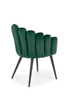 kede fotelis - Fotelis Halmar K410 Dark Green, žalias, 62 cm x 62 cm x 85 cm - 3 nuotrauka
