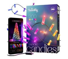 rgb laidas - Kalėdinė girlianda Twinkly Candies 200 RGB LED USB- C, žalios spalvos laidas - 2 nuotrauka