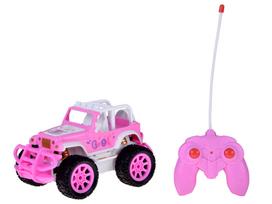 zaislai mergaitems - Jokomisiada Lėlių automobilis – Rožinė (Pink) RC visureigis su nuotolinio valdymo pultu ZA5909 - 10 nuotrauka