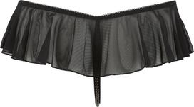 atviros kelnaites - Kelnaitės su virvele Cottelli Collection - 3 nuotrauka