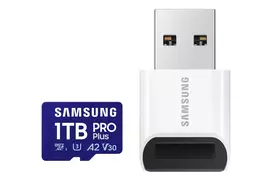 1tb usb - Samsung PRO Plus 1TB microSDXC UHS-I Class 10 + USB reader - 3 nuotrauka