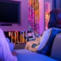 rgb laidas - Kalėdinė girlianda Twinkly Candies 100 RGB LED USB- C, žalios spalvos laidas - 11 nuotrauka