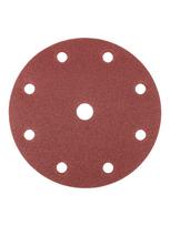 slifavimo diskai 150 - Šlifavimo diskai 150 mm, P80, 5 vnt, su 9 skylėmis 04-721 - 5 nuotrauka