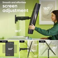 televizoriaus stovas laikiklsi tv stovas - TV SET ACC WALL MOUNT /13-34"/BLACK G120-B ONKRON - 3 nuotrauka