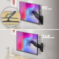 televizoriaus stovas laikiklsi tv stovas - TV SET ACC WALL MOUNT /13-34"/BLACK G120-B ONKRON - 9 nuotrauka