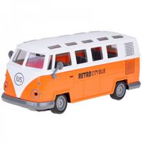autobusas zaislai - Jokomisiada šviečiantis autobusas Retro City Bus, RC0677, Oranžinis (Orange) - 4 nuotrauka