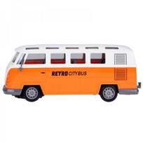autobusas zaislai - Jokomisiada šviečiantis autobusas Retro City Bus, RC0677, Oranžinis (Orange) - 8 nuotrauka