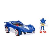 sonic figurele - JAKKS Pacific SONIC The Hedgehog Rev It Racers inercinis automobilis ir figūrėlė, 6,5 cm - 7 nuotrauka