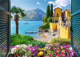 puzzle deliones 1000 - Trefl Komo ežeras, Italija 10951, 1000 det. - 2 nuotrauka