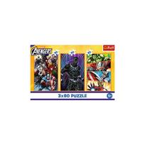 delione 3 - Trefl Avengers Veiksmo kupinos dienos, 3 x 80 det. - 2 nuotrauka
