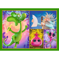 delione dinozauras - Trefl Diplodocus, 4 dėlionių rinkinys - 4 nuotrauka