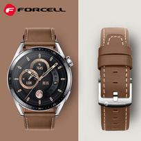samsung laikrodziai - Forcell F-Design FS21 Samsung Galaxy Watch 22mm Rudas (Brown) - 5 nuotrauka