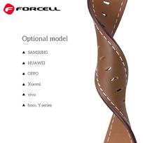 samsung laikrodziai - Forcell F-Design FS21 Samsung Galaxy Watch 22mm Rudas (Brown) - 6 nuotrauka