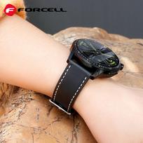 samsung laikrodziai - Forcell F-Design FS21 Samsung Galaxy Watch 22mm Rudas (Brown) - 7 nuotrauka