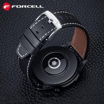 samsung laikrodziai - Forcell F-Design FS21 Samsung Galaxy Watch 22mm Rudas (Brown) - 9 nuotrauka