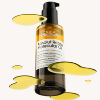l oreal absolut repair - L'Oreal Professionnel Absolut Repair Molecular Dvifazis atkuriamasis plaukų aliejus, 90 ml - 3 nuotrauka